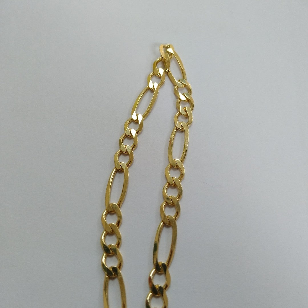 PULSERAS CABALLERO CARTIER 3*1 AMARILLA ORO 14K 6.7 (NUEVO)