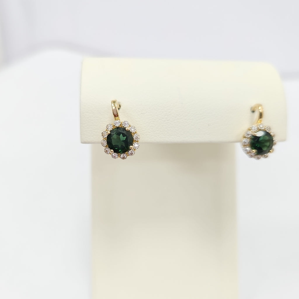 BROQUELES ORO 14K 3.7 (NUEVO)