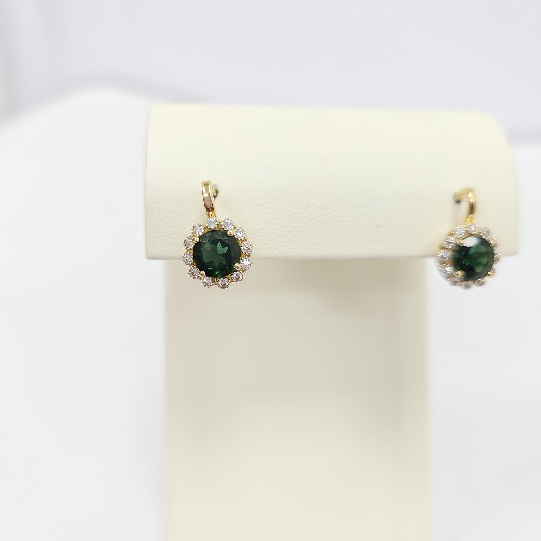 BROQUELES ORO 14K 3.7 (NUEVO)