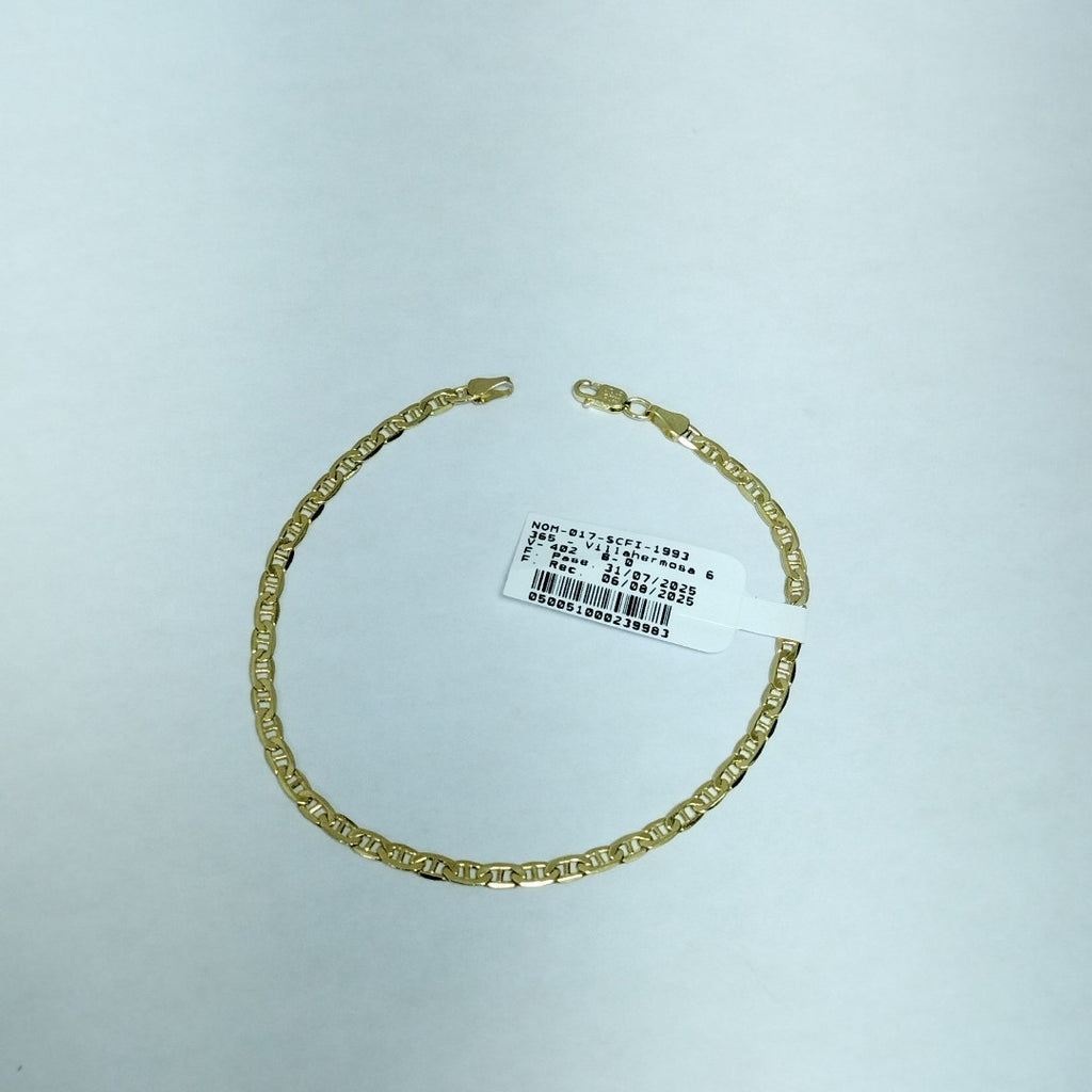PULSERAS CABALLERO GUCCHI ORO 14K 4.4 (NUEVO)