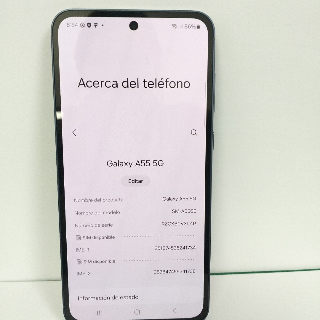 CELULAR SAMSUNG GALAXY A55 5G SM-A556E (2024) 128 GB 8 GB RAM (SEMINUEVO)