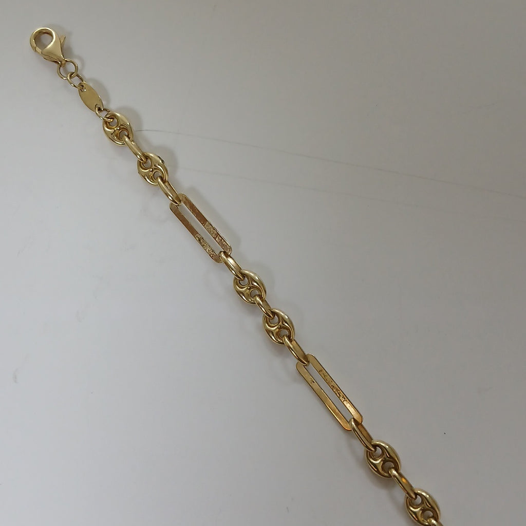 PULSERAS CABALLERO ORO 14K 4.4 (NUEVO)