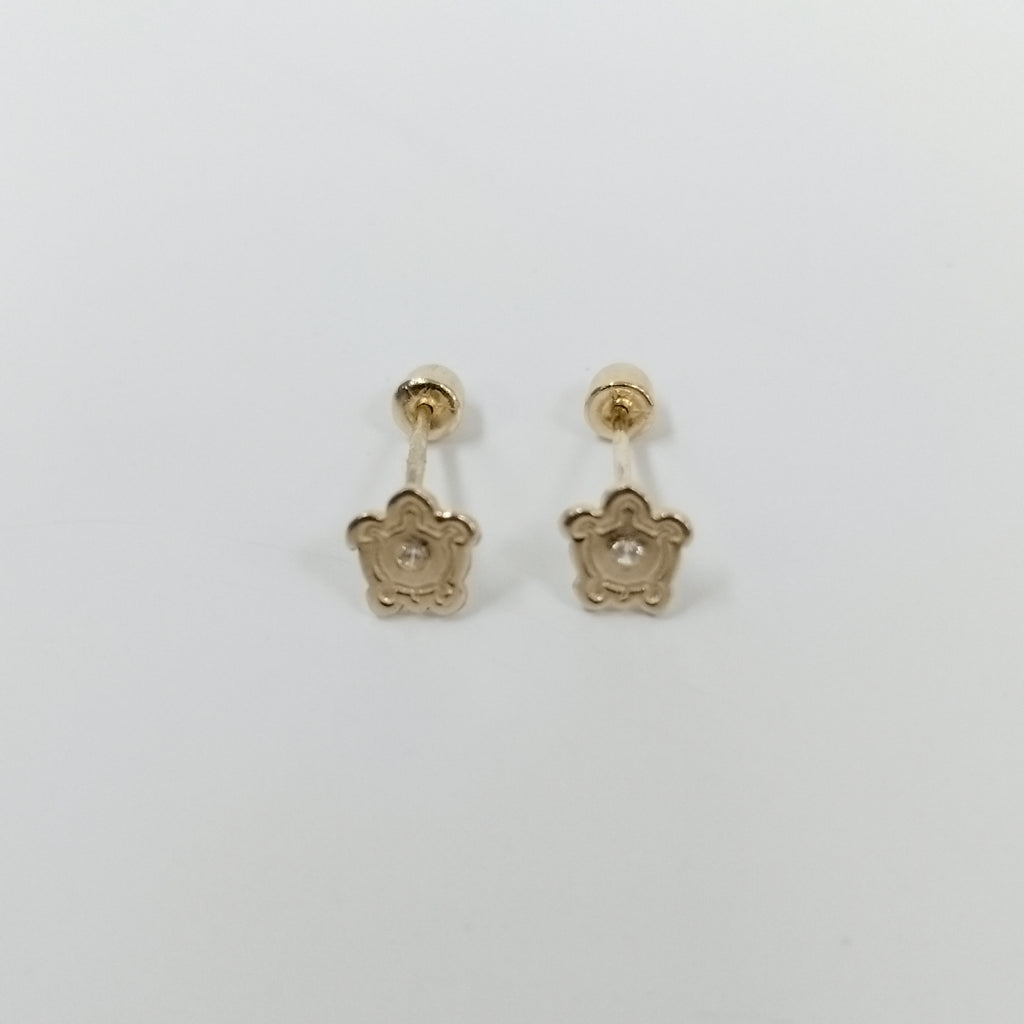 BROQUELES ORO 14K 1 (NUEVO)