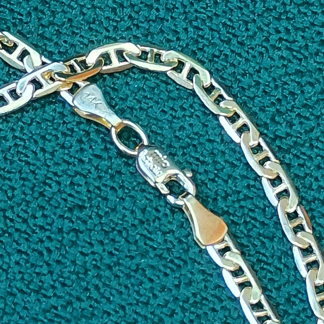 CADENAS GUCHI ORO 14K 10.2 (NUEVO)