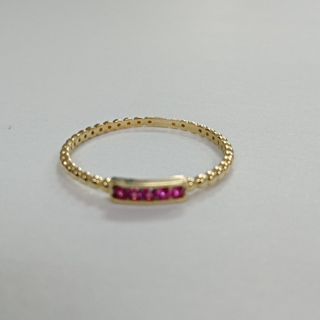 ANILLOS DAMA ORO 14K 0.8 (NUEVO)