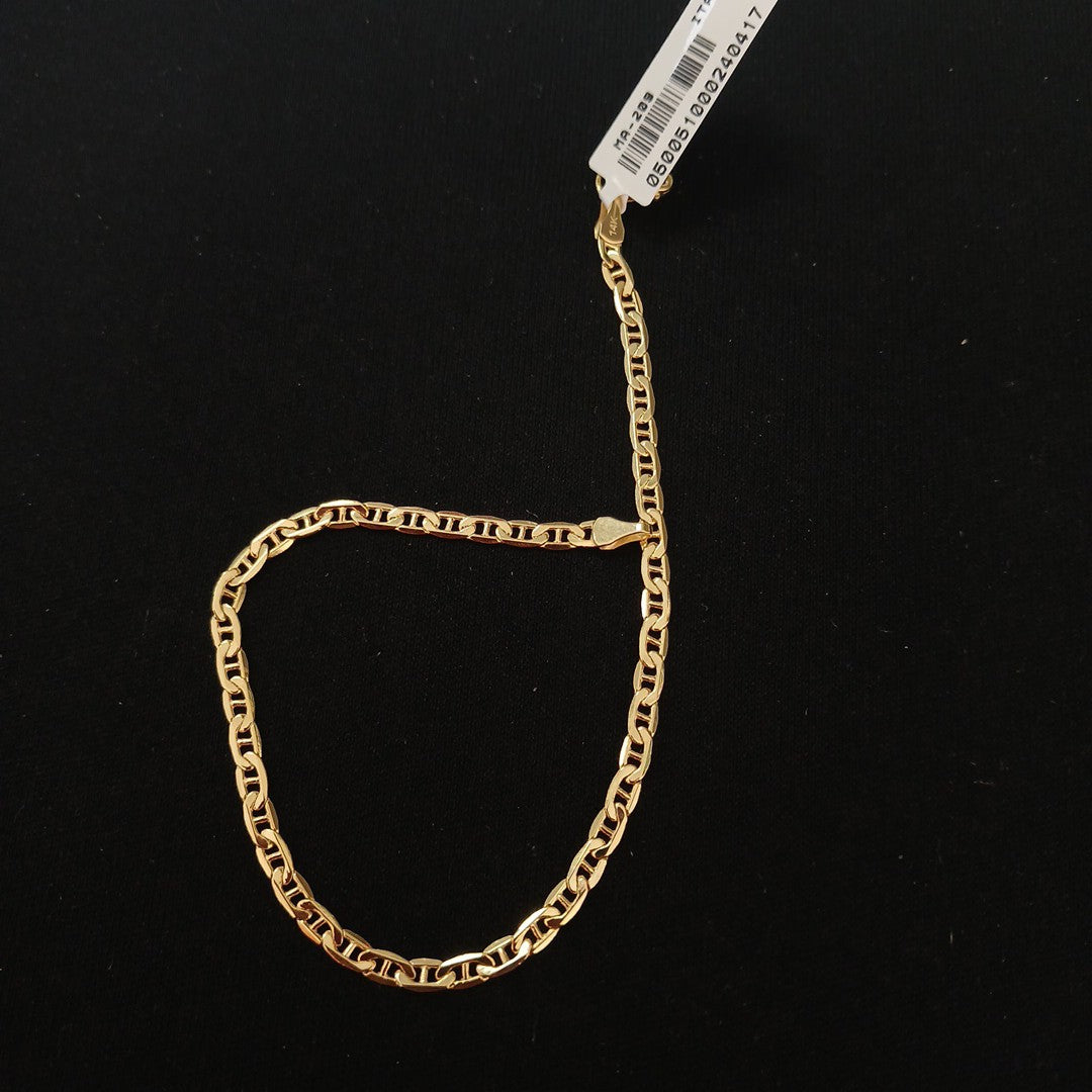 PULSERAS CABALLERO GUCCHI ORO 14K 4.4 (NUEVO)
