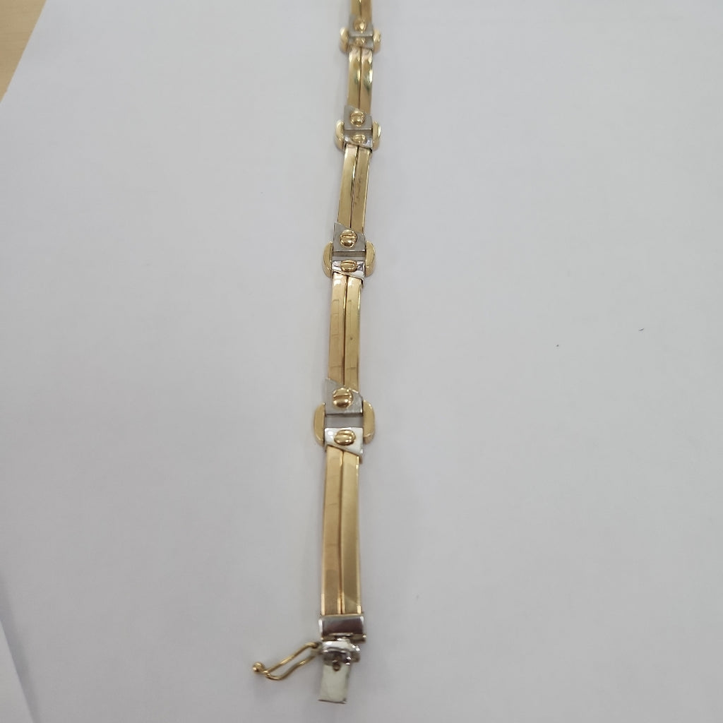 PULSERAS CABALLERO ORO 14K 19.7 (NUEVO)