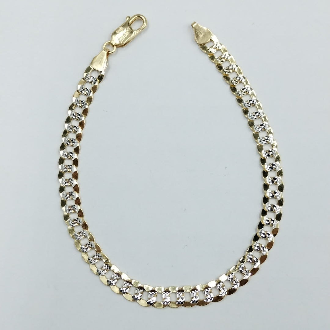 PULSERAS CABALLERO ORO 14K 8.7 (NUEVO)