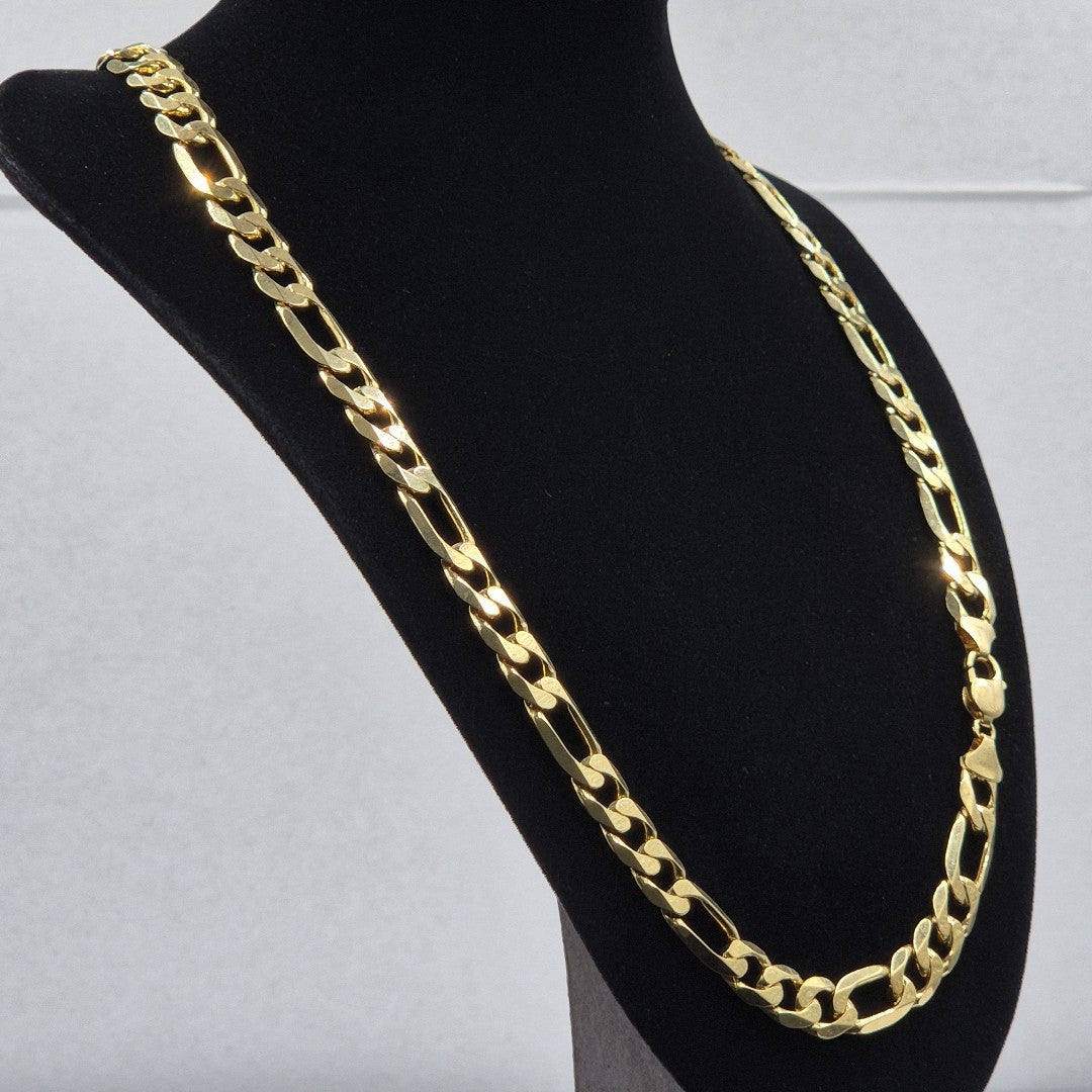 CADENAS CARTIER 3*1 AMARILLA ORO 14K 107 (NUEVO)