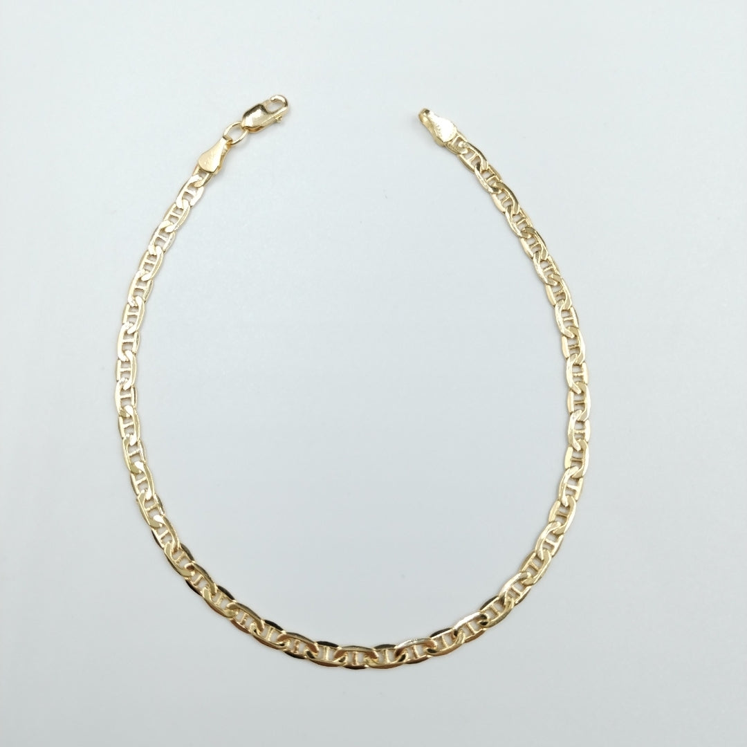 PULSERAS CABALLERO GUCCHI ORO 14K 4.4 (NUEVO)
