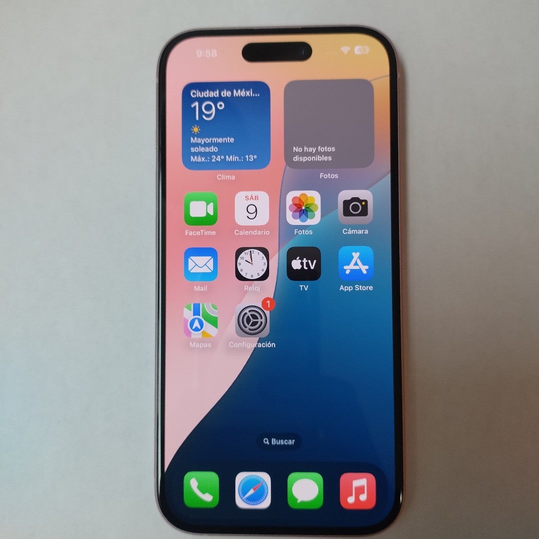 CELULAR APPLE IPHONE 15 A3089 (2023) 128 GB 6 GB RAM (SEMINUEVO)