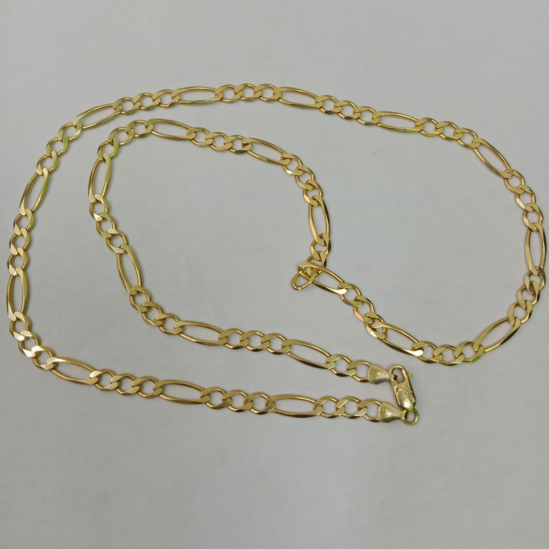 CADENAS CARTIER 3*1 AMARILLA ORO 10K 15.8 (NUEVO)