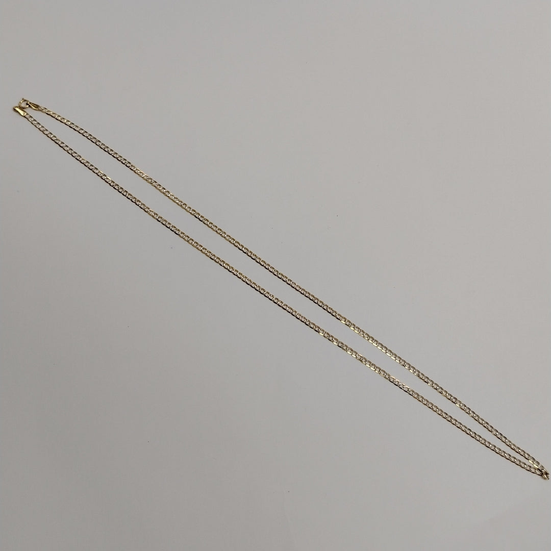 CADENAS BARBADA DIAMANTADA ORO 14K 4.7 (NUEVO)