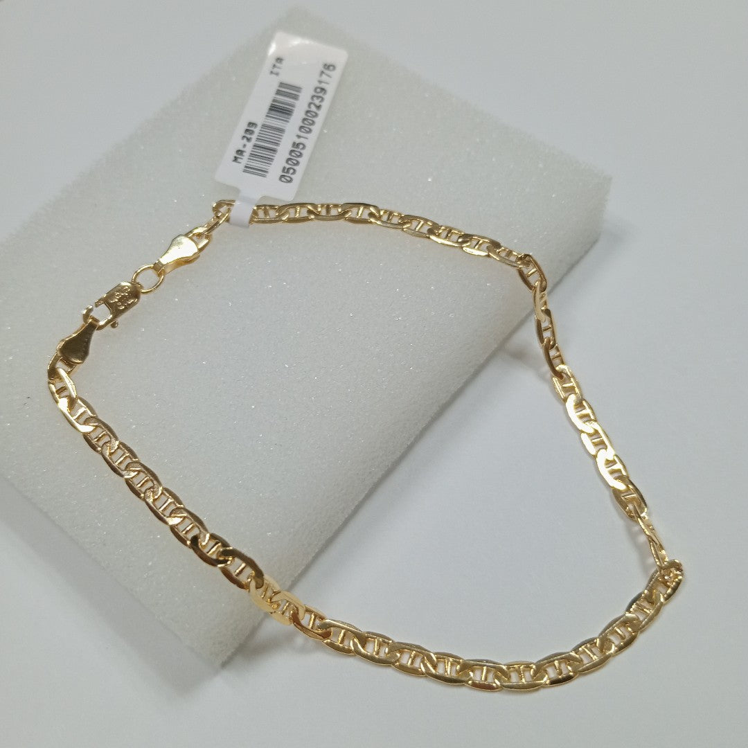 PULSERAS CABALLERO GUCCHI ORO 14K 4.4 (NUEVO)