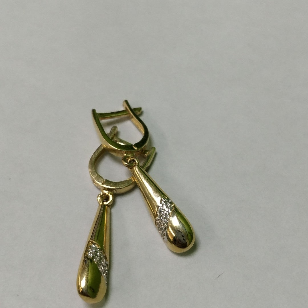 BROQUELES ORO 14K 2.5 (NUEVO)