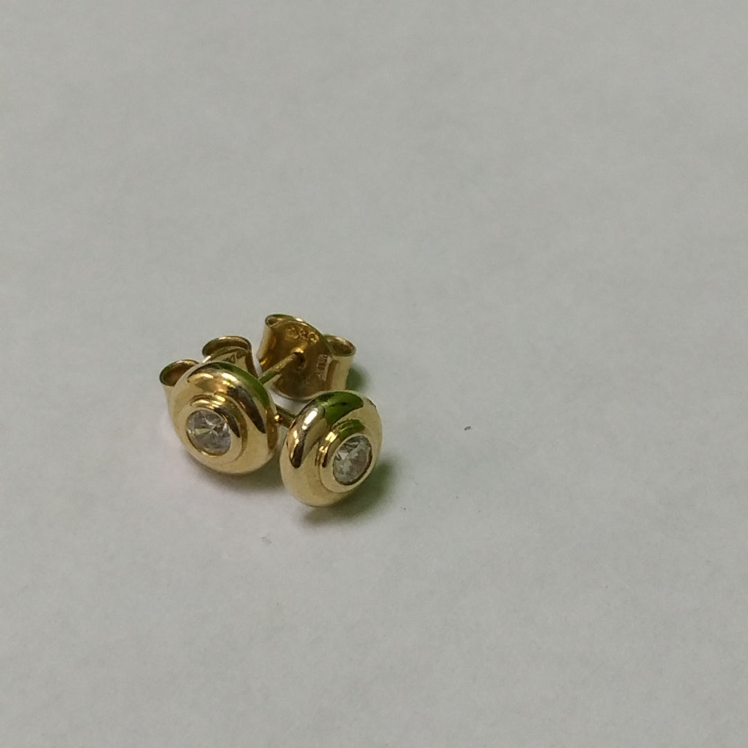 BROQUELES ORO 14K 1.2 (NUEVO)