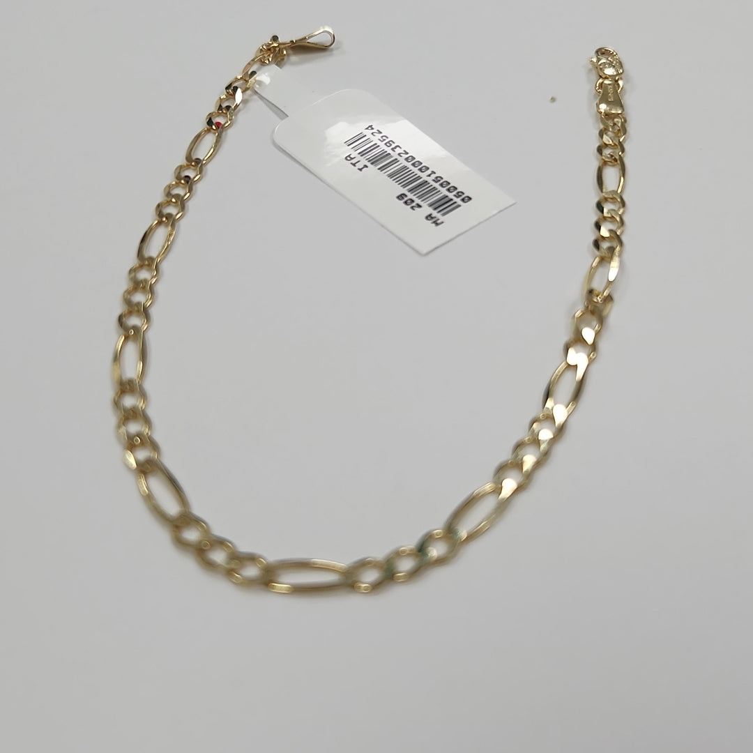 PULSERAS CABALLERO CARTIER 3*1 AMARILLA ORO 14K 2.9 (NUEVO)