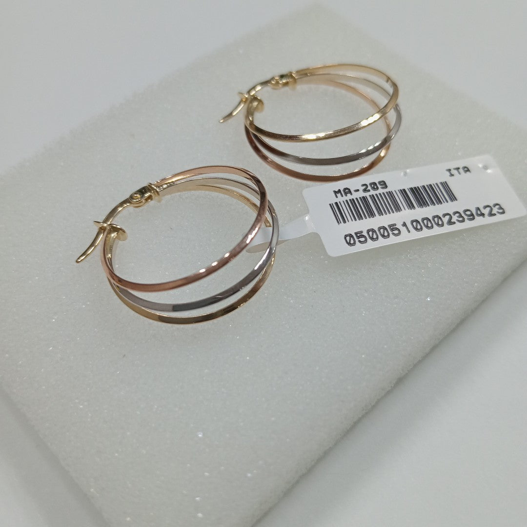 ARRACADAS ORO 14K 2.2 (NUEVO)