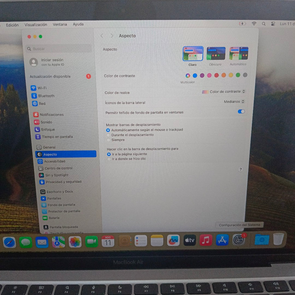 LAPTOP APPLE MACBOOK AIR 13" 2020 3.2 A2337 256 GB SSD 8 GB RAM (SEMINUEVO)