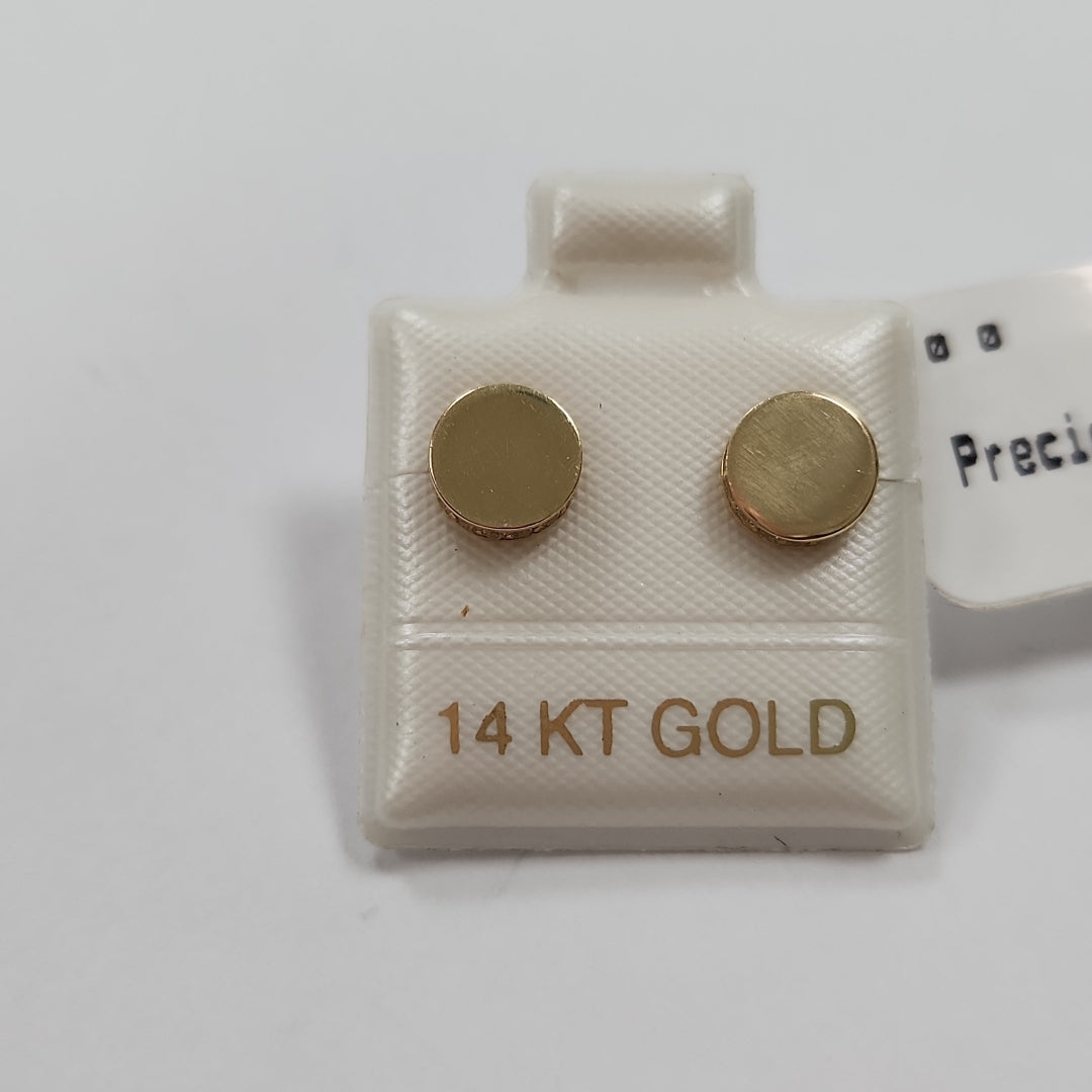 BROQUELES ORO 14K 1.3 (NUEVO)
