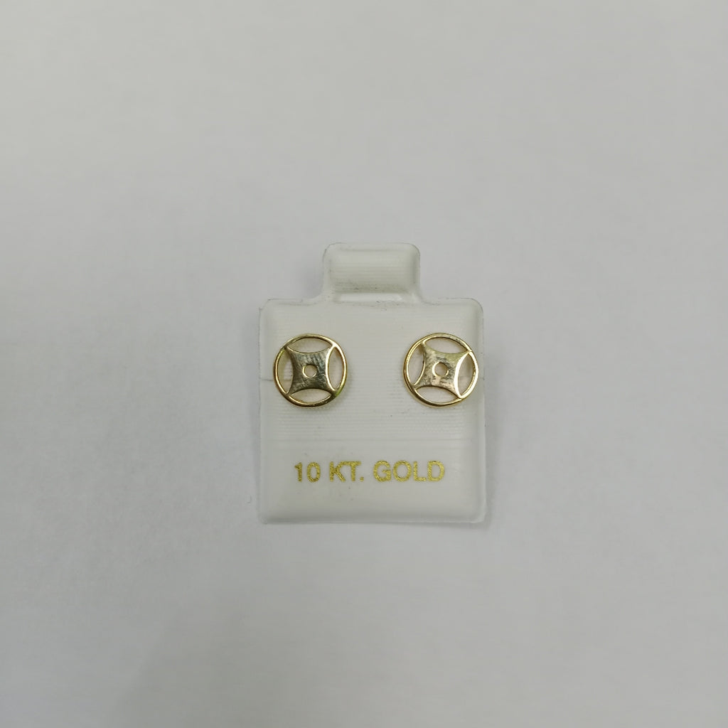 BROQUELES ORO 10K 1 (NUEVO)