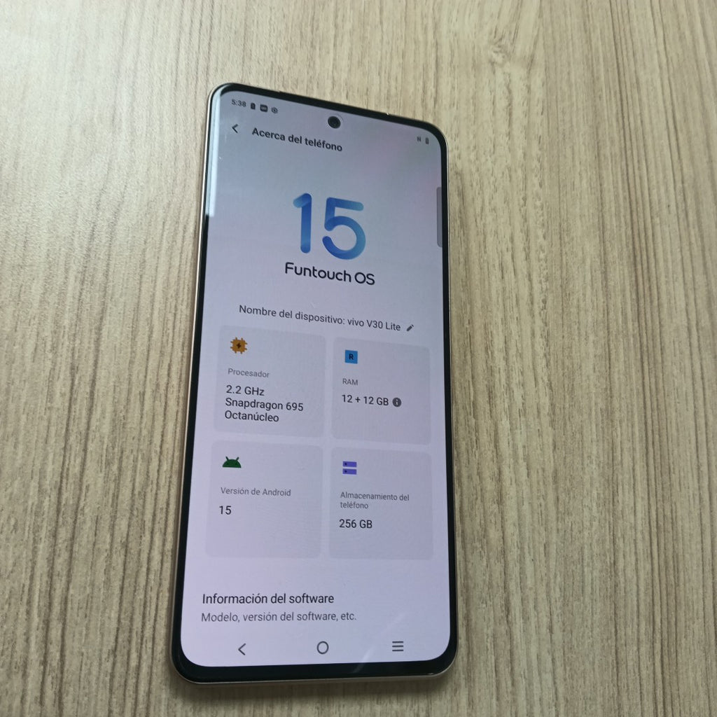 CELULAR VIVO V30 LITE V2314 (2023) 256 GB 12 GB RAM (SEMINUEVO)