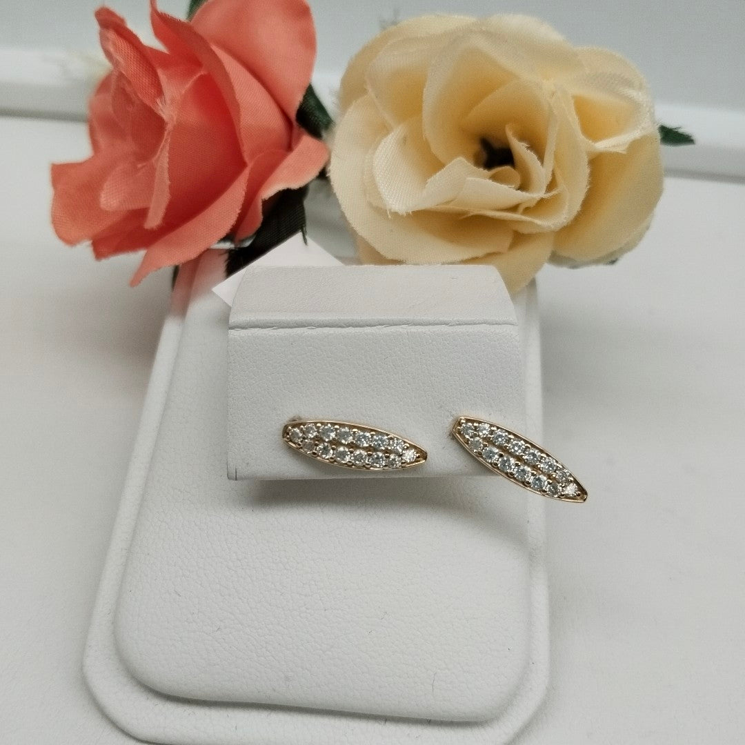 BROQUELES ORO 14K 1.8 (NUEVO)
