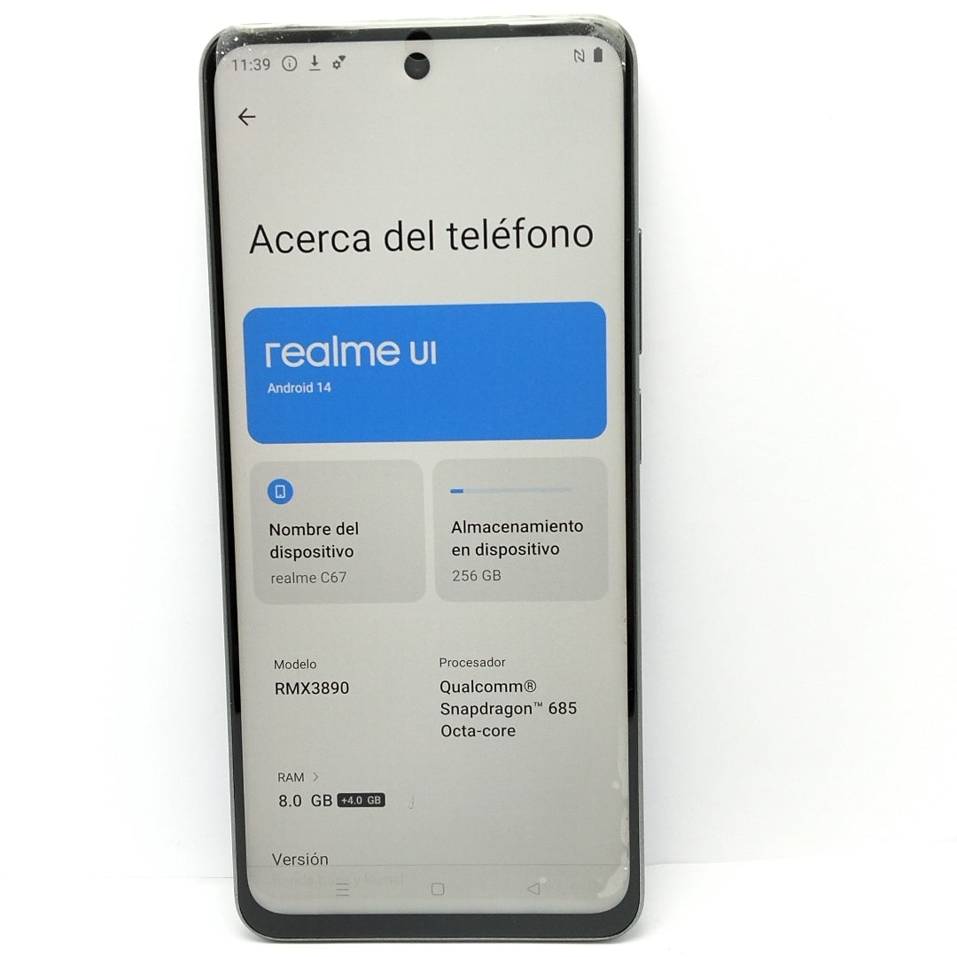 CELULAR REALME C67 RMX3890 (2023) 256 GB 8 GB RAM (SEMINUEVO)