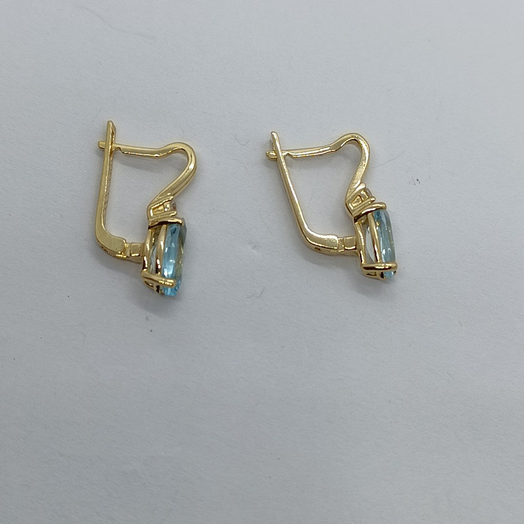 BROQUELES ORO 14K 3.7 (NUEVO)
