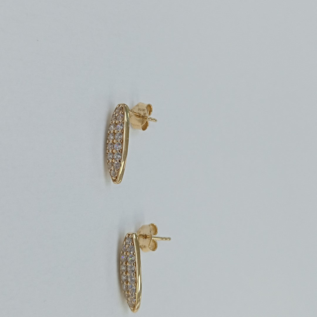 BROQUELES ORO 14K 1.8 (NUEVO)