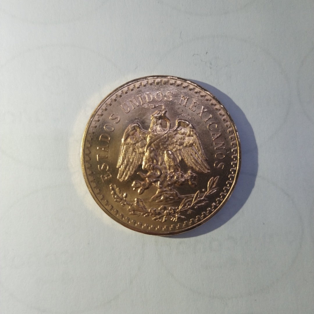 K1 41,60 GRMS - DTO. 0,00 GRMS - 21 K - AVALÚO 76003,20 * IDENTIFICACIÓN  MONEDA NOMINATIVA * MONEDAS PESOS  50 PESOS (SEMINUEVO)