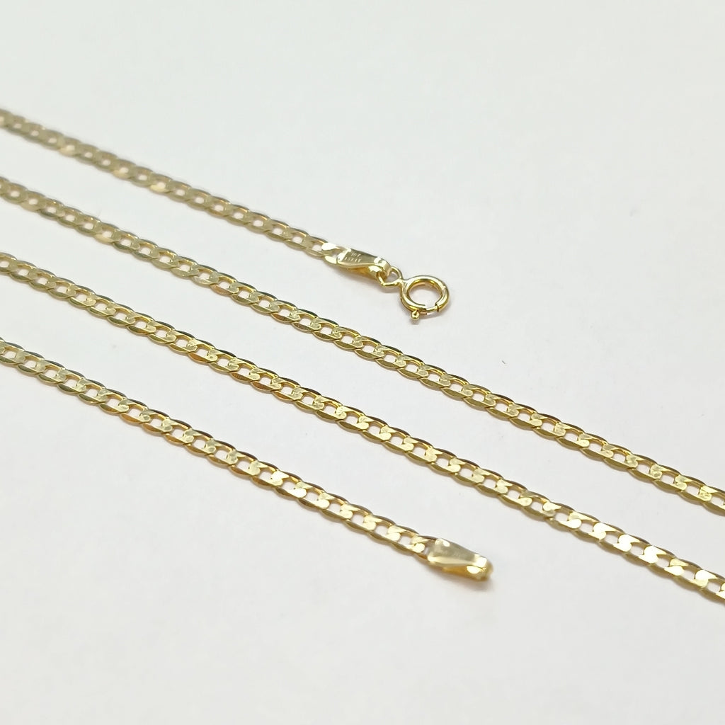 CADENAS BARBADA AMARILLA ORO 10K 3.2 (NUEVO)