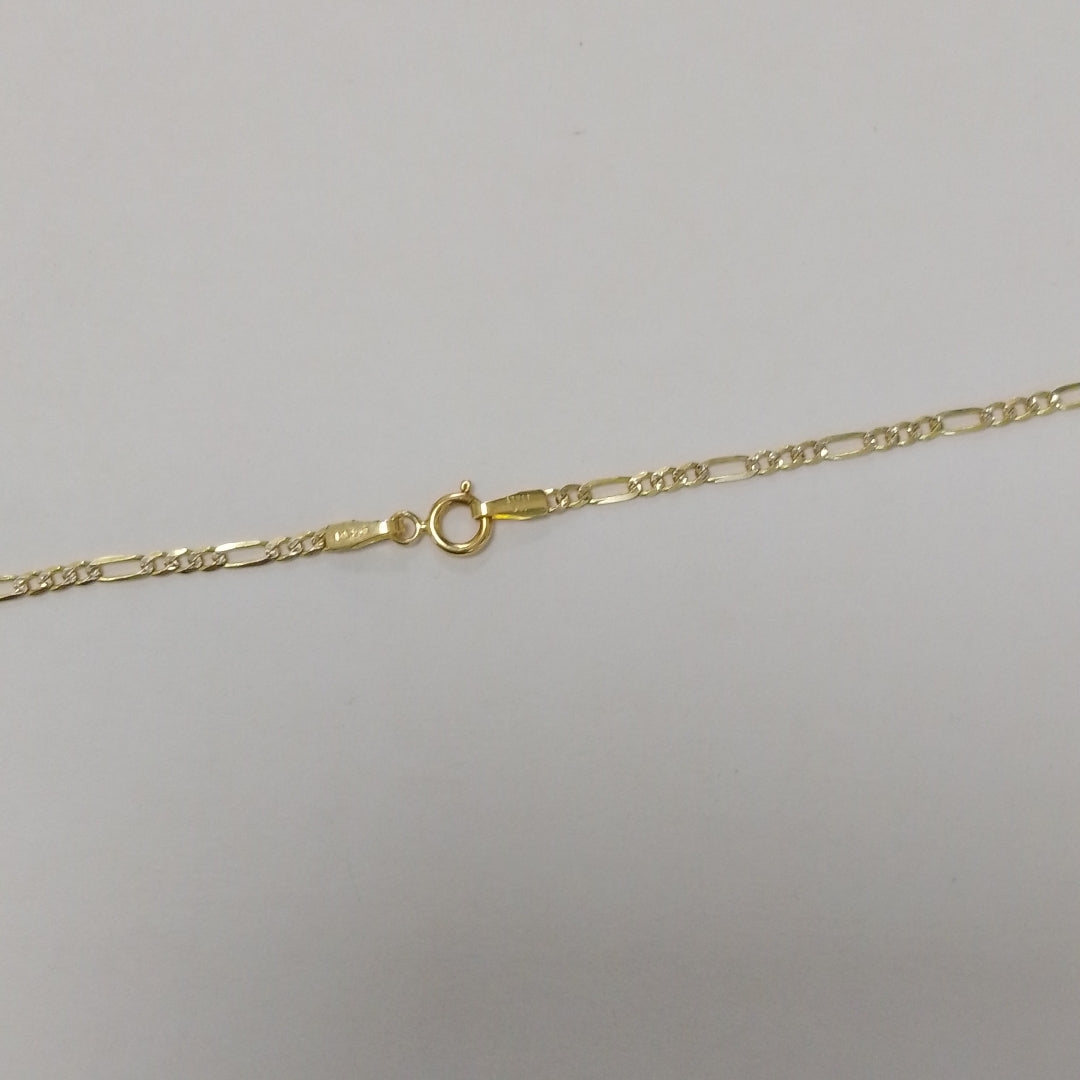 CADENAS CARTIER 3*1 DIAMANTADA ORO 14K 3.3 (NUEVO)