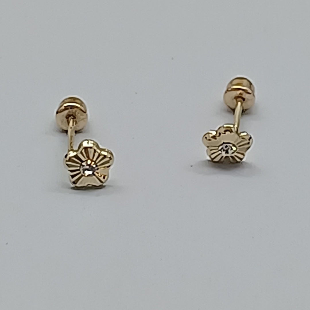 BROQUELES ORO 14K 1 (NUEVO)