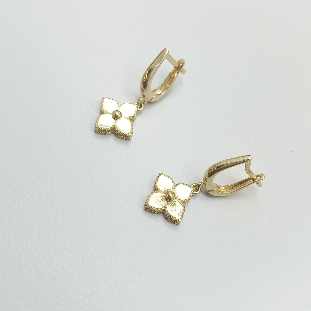 BROQUELES ORO 14K 3.2 (NUEVO)