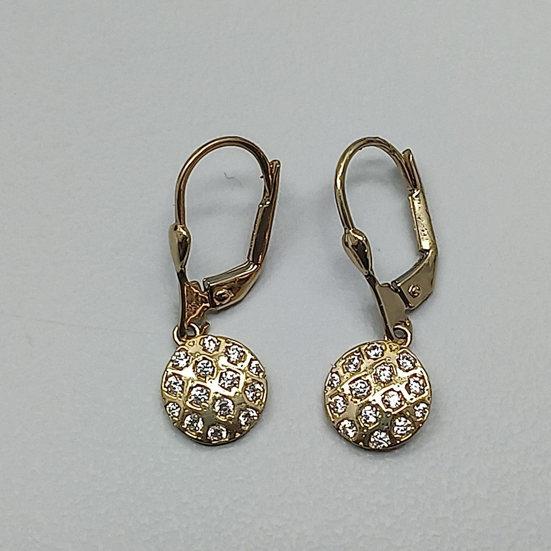 BROQUELES ORO 14K 2.3 (NUEVO)