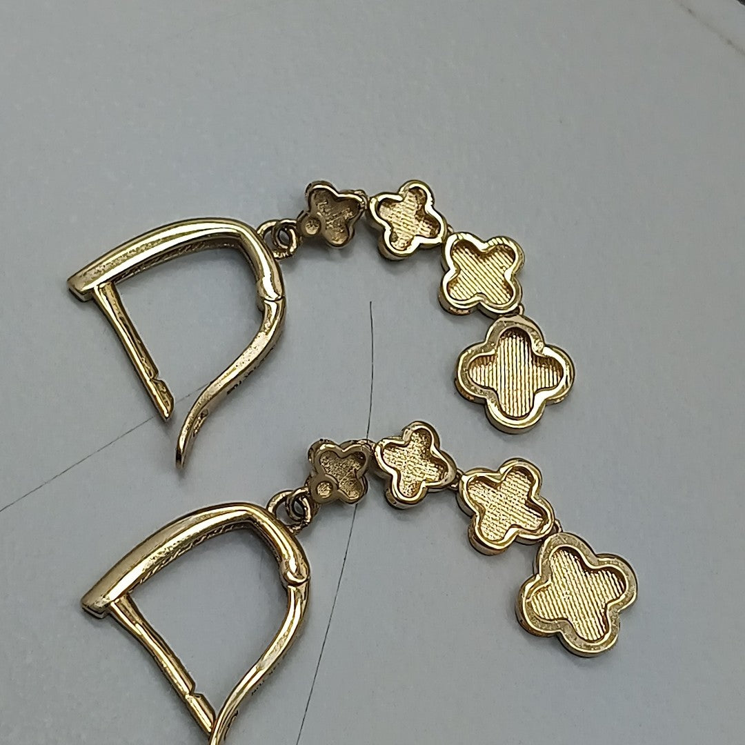 BROQUELES ORO 14K 3.9 (NUEVO)