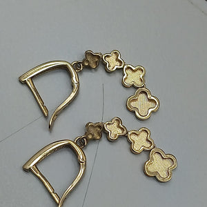 BROQUELES ORO 14K 3.9 (NUEVO)