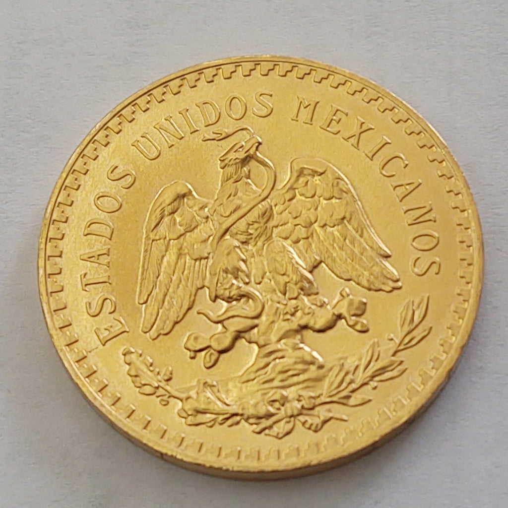 K1 41,60 GRMS - DTO. 0,00 GRMS - 21 K - AVALÚO 80496,00 * IDENTIFICACIÓN  MONEDA NOMINATIVA * MONEDAS PESOS  50 PESOS (SEMINUEVO)