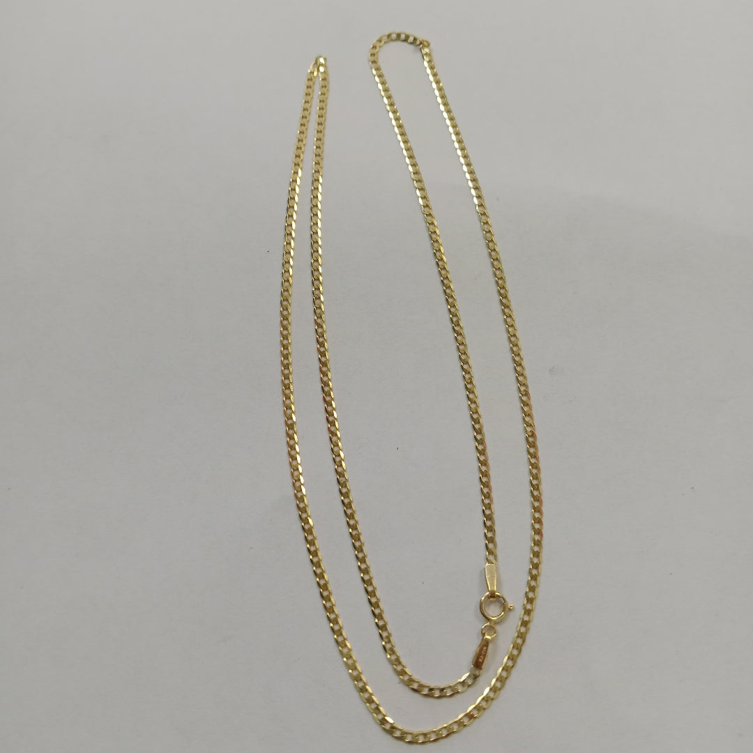 CADENAS BARBADA AMARILLA ORO 14K 3.2 (NUEVO)