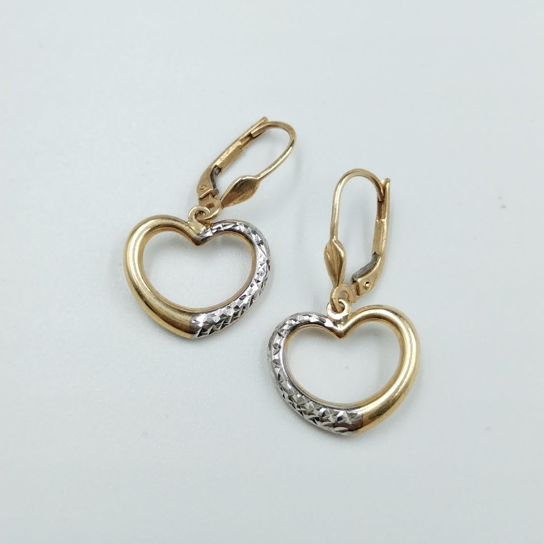 BROQUELES ORO 14K 2.3 (NUEVO)