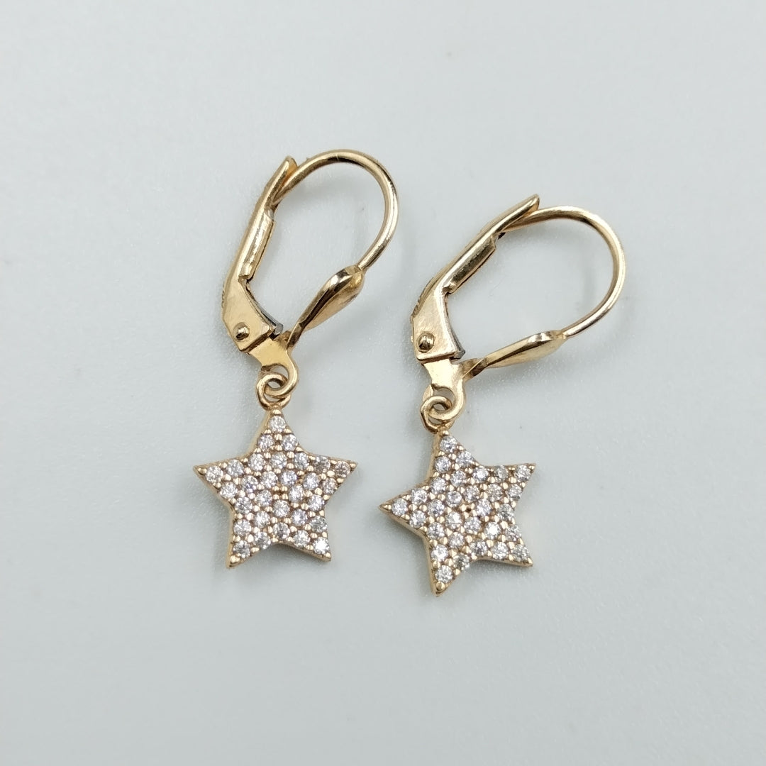 BROQUELES ORO 14K 1.9 (NUEVO)
