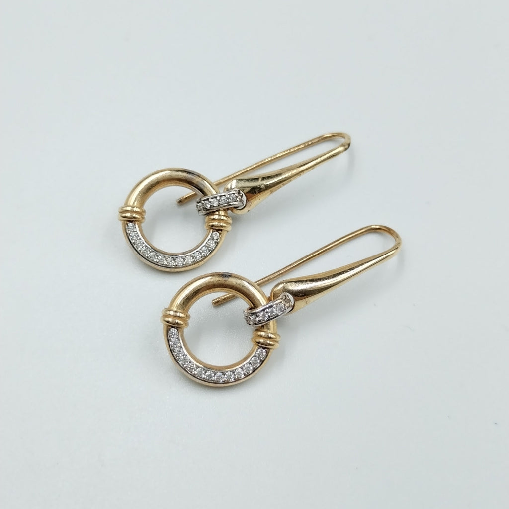 BROQUELES ORO 14K 4.1 (NUEVO)