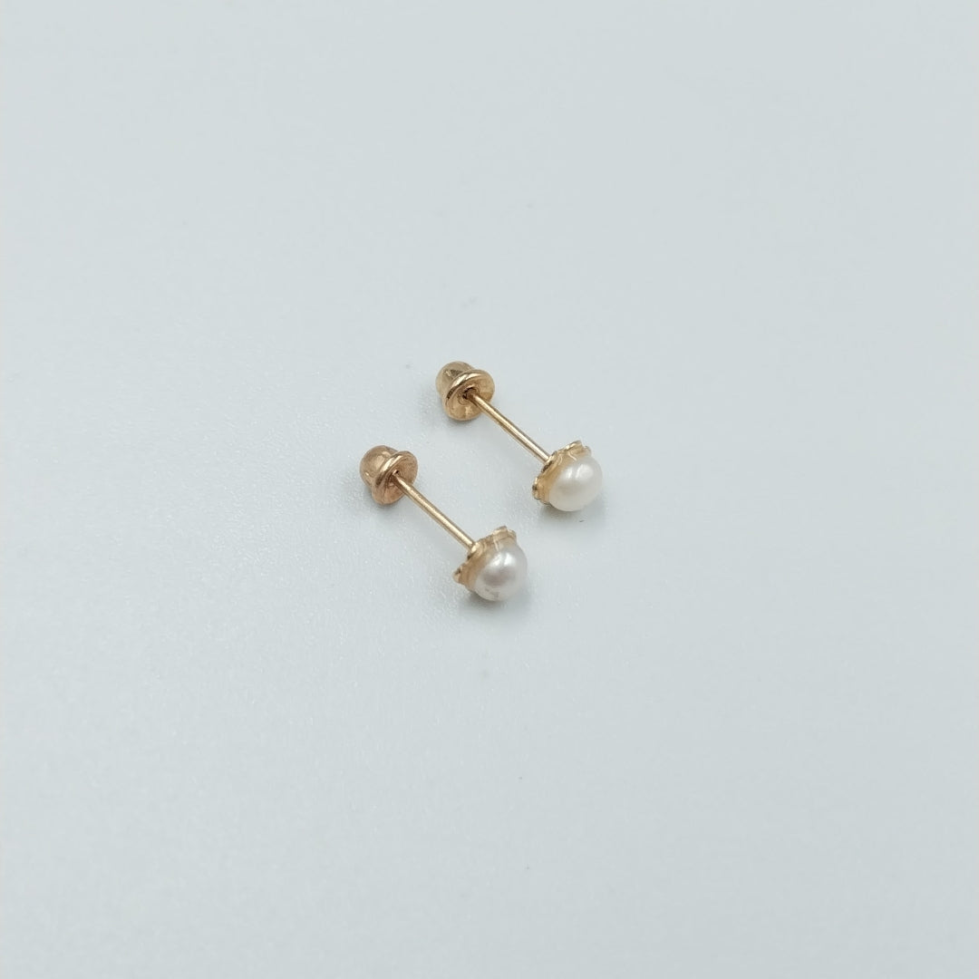 BROQUELES ORO 14K 1 (NUEVO)