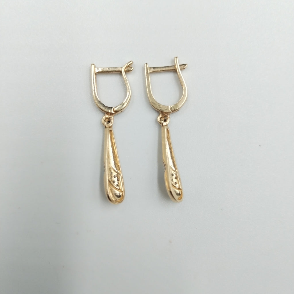 BROQUELES ORO 14K 2.5 (NUEVO)