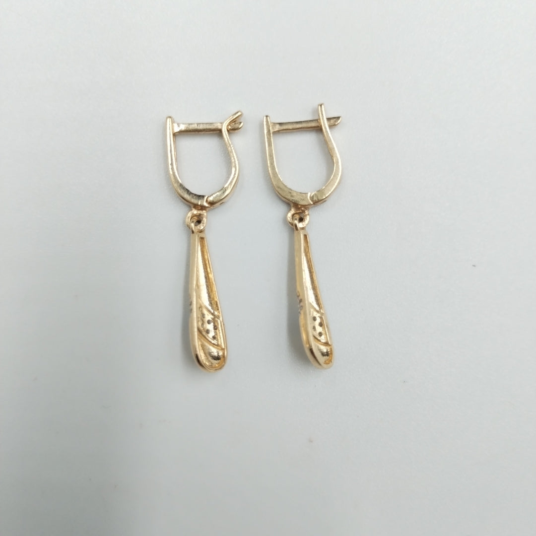 BROQUELES ORO 14K 2.5 (NUEVO)