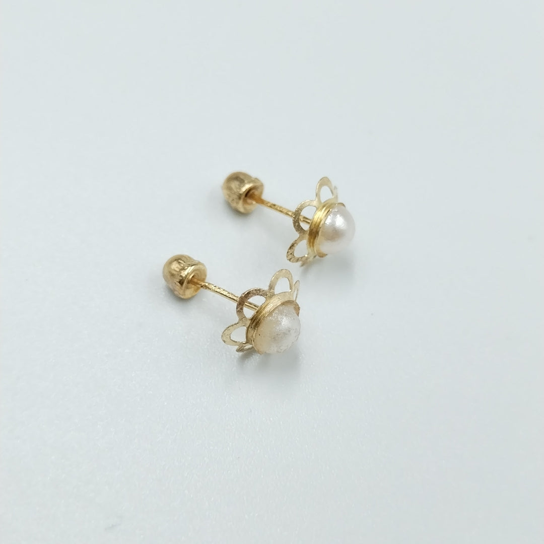 BROQUELES ORO 14K 1 (NUEVO)