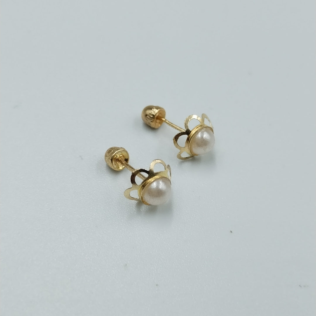 BROQUELES ORO 14K 1 (NUEVO)