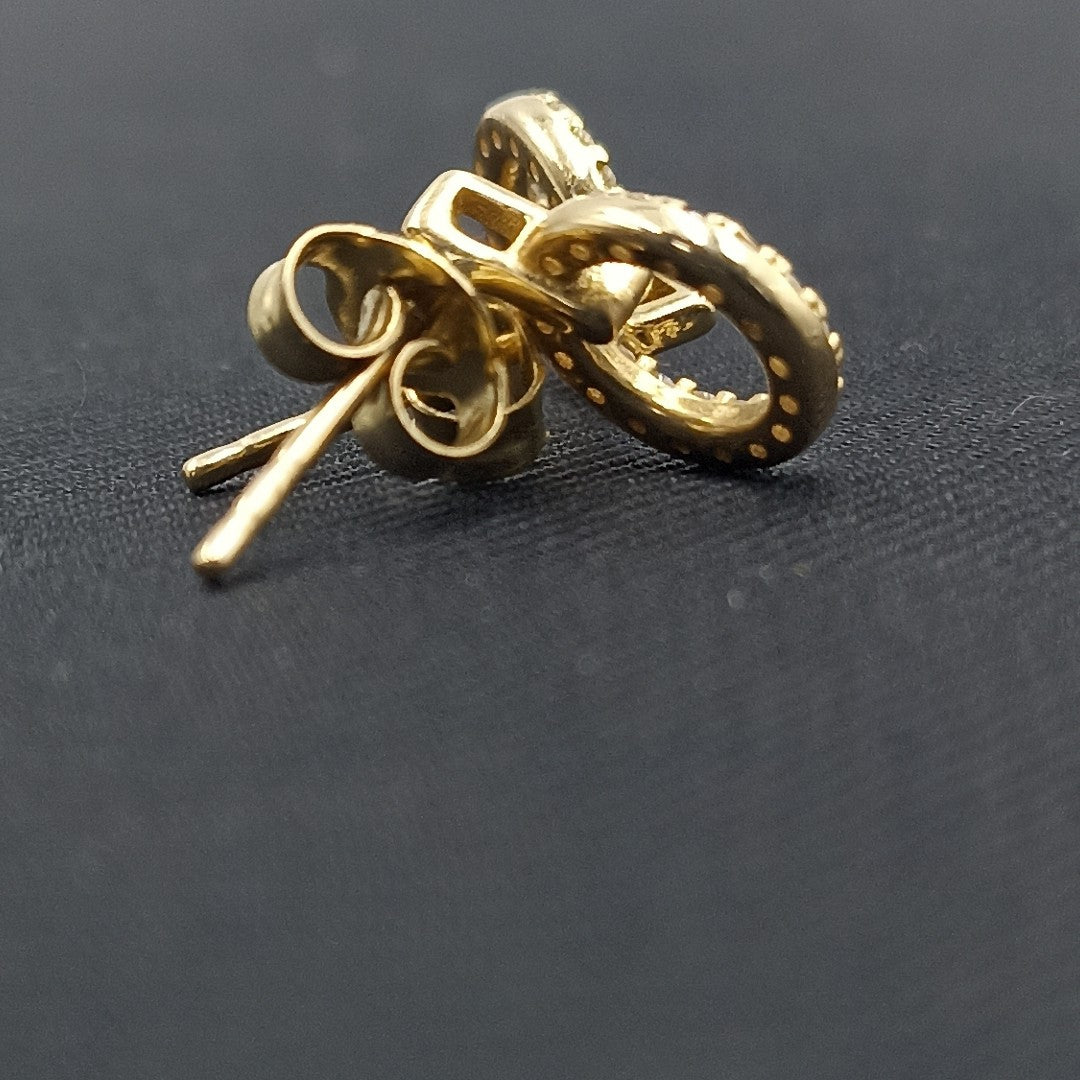 BROQUELES ORO 14K 1.5 (NUEVO)