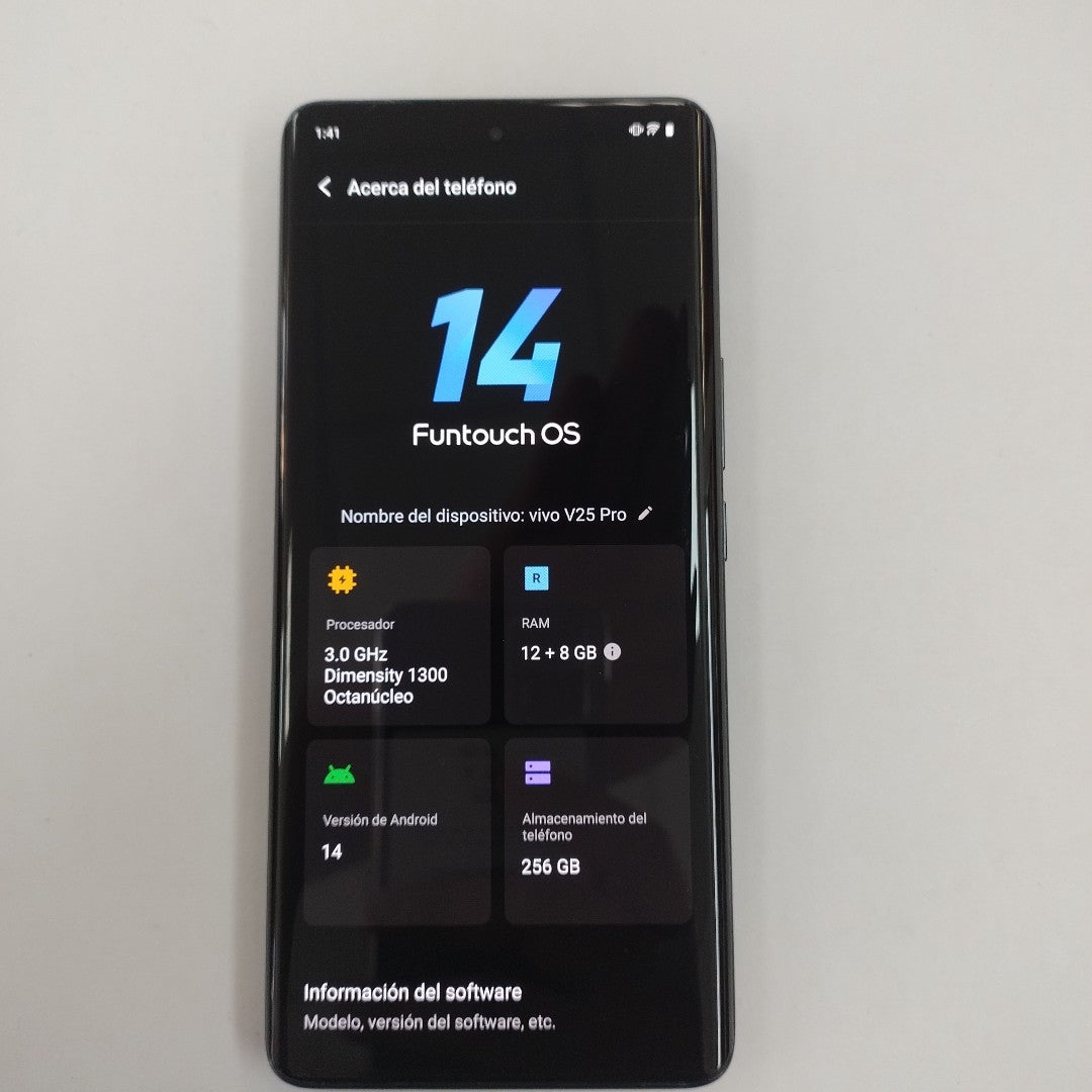 CELULAR VIVO V25 PRO V2158 256 GB 12 GB RAM (SEMINUEVO)